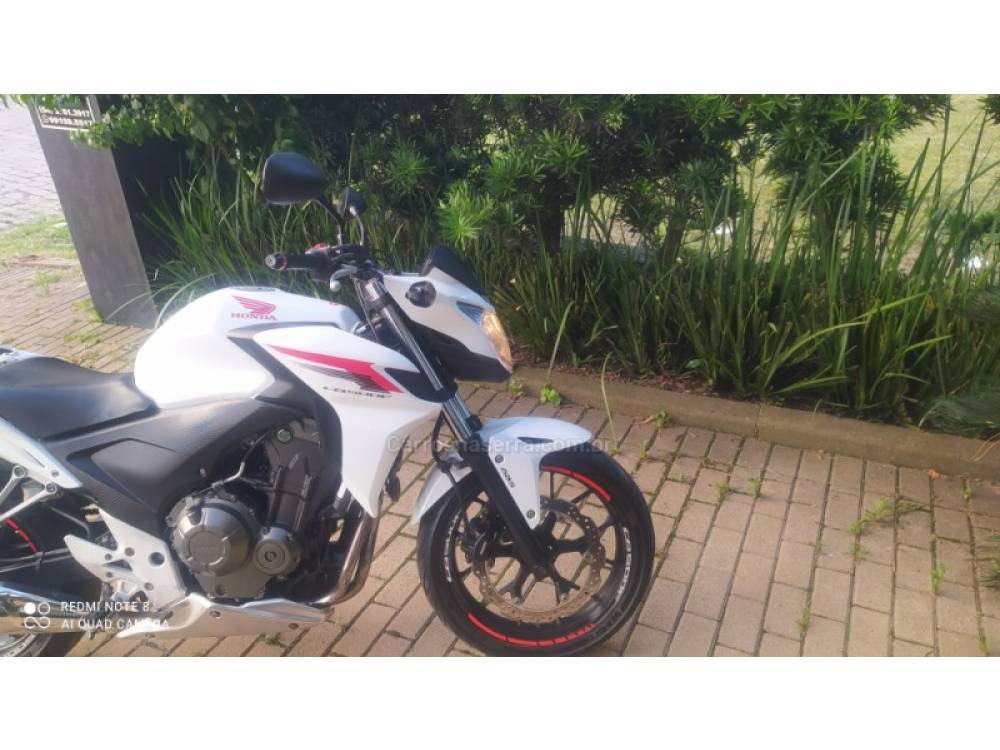 HONDA - CB 500F - 2013/2014 - Branca - R$ 25.500,00