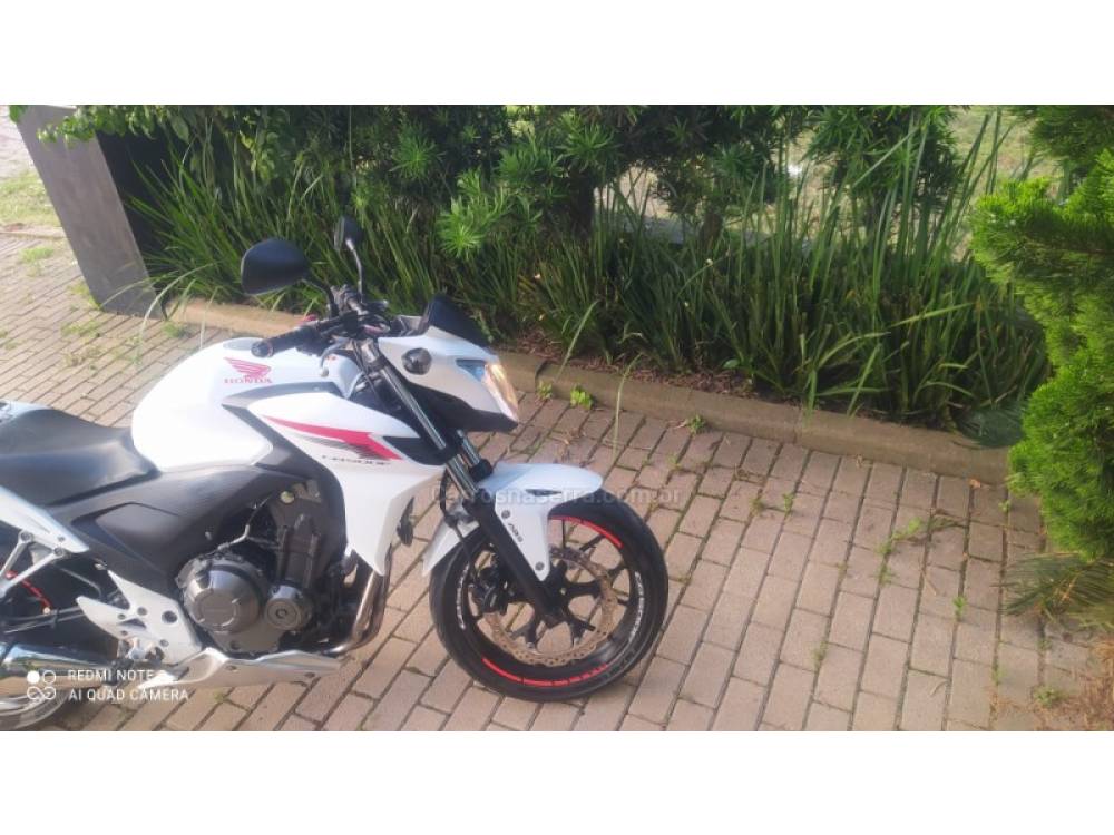 HONDA - CB 500F - 2013/2014 - Branca - R$ 25.500,00